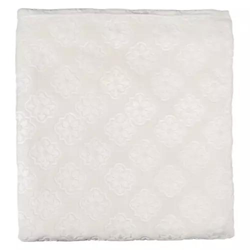 King Size Sculpted Blanket, White
