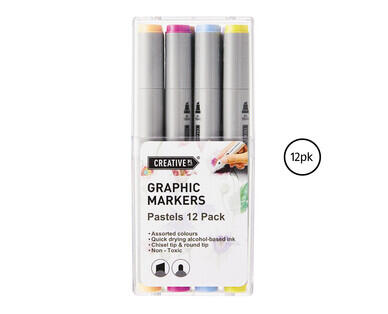 Graphic Markers 12pk
