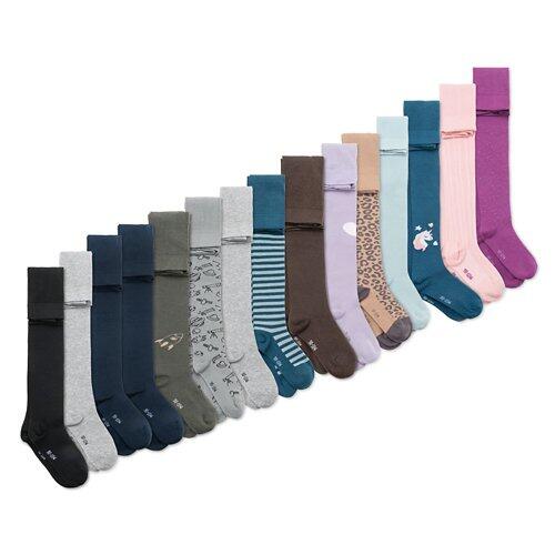 LILY & DAN Collants pour enfants, 3 paires