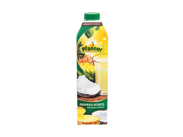 Boisson Pfanner à l'ananas et à la noix de coco