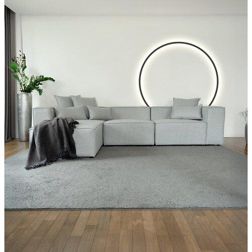 HOME DELUXE Sofa Verona - L, hellgrau