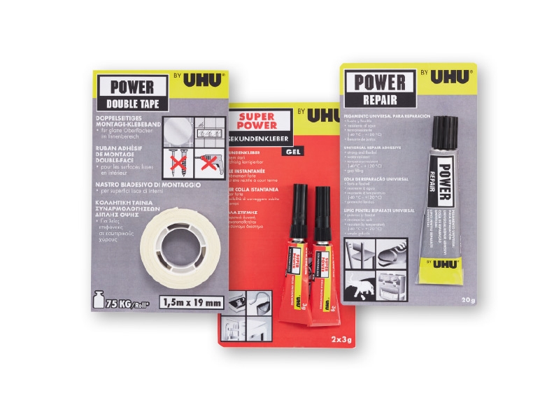 UHU Assorted Glues/ Extra Strong Tape