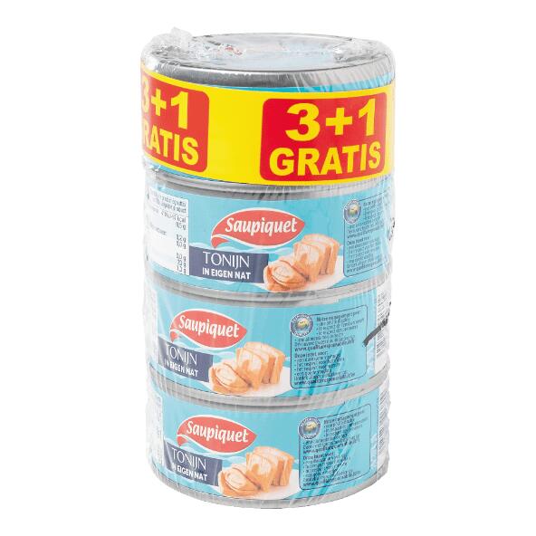 SAUPIQUET(R) 				Tonijn, 4-pack