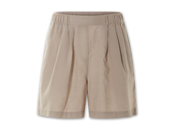 Damen Leinen Shorts