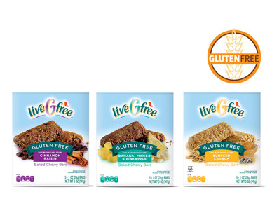 liveGfree Gluten Free Chewy Bars