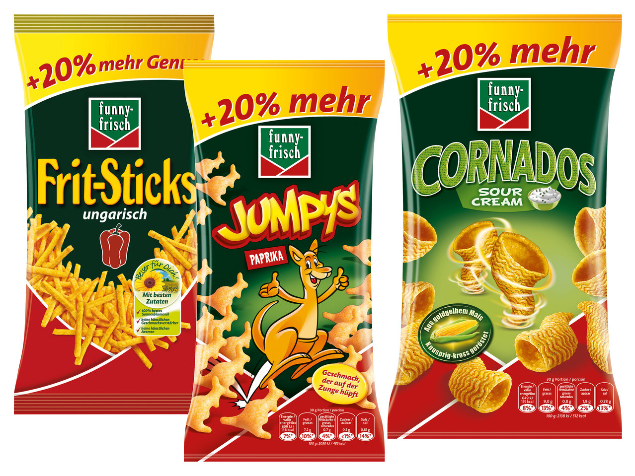FUNNY FRISCH Snack-Spezialität