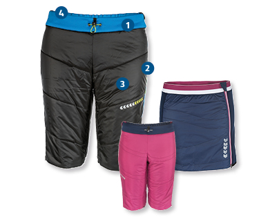 Bermuda/Jupe pour la randonnée d'hiver pour femmes/hommes INOC