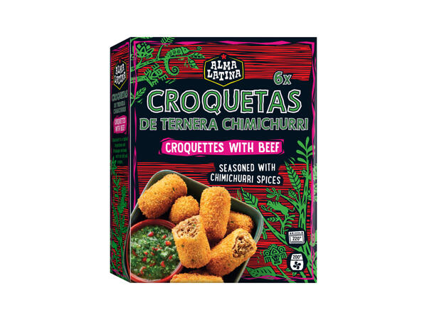 Meat Croquettes Flavoured with Chimichurri