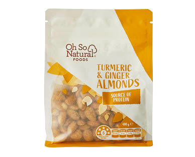 Turmeric & Ginger Flavoured Almonds 400g