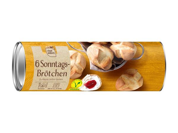 Pâte fraîche pour petits pains du dimanche, pack de 6