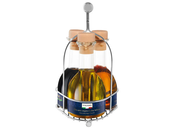 Tischset mit Italiamo Öl und Essig