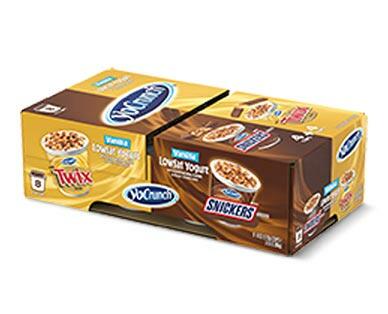 YoCrunch 
 Snickers and Twix Yogurt Multipack