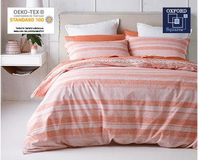 Textured Cotton Quilt Cover Set – Queen Size