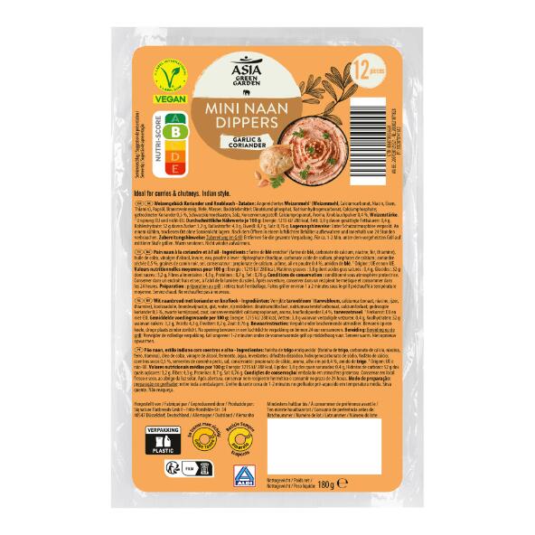 ASIA GREEN GARDEN(R) 				Mini Naan Dippers