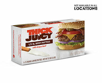 Thick N Juicy 1/3 lb. Beef Patties
