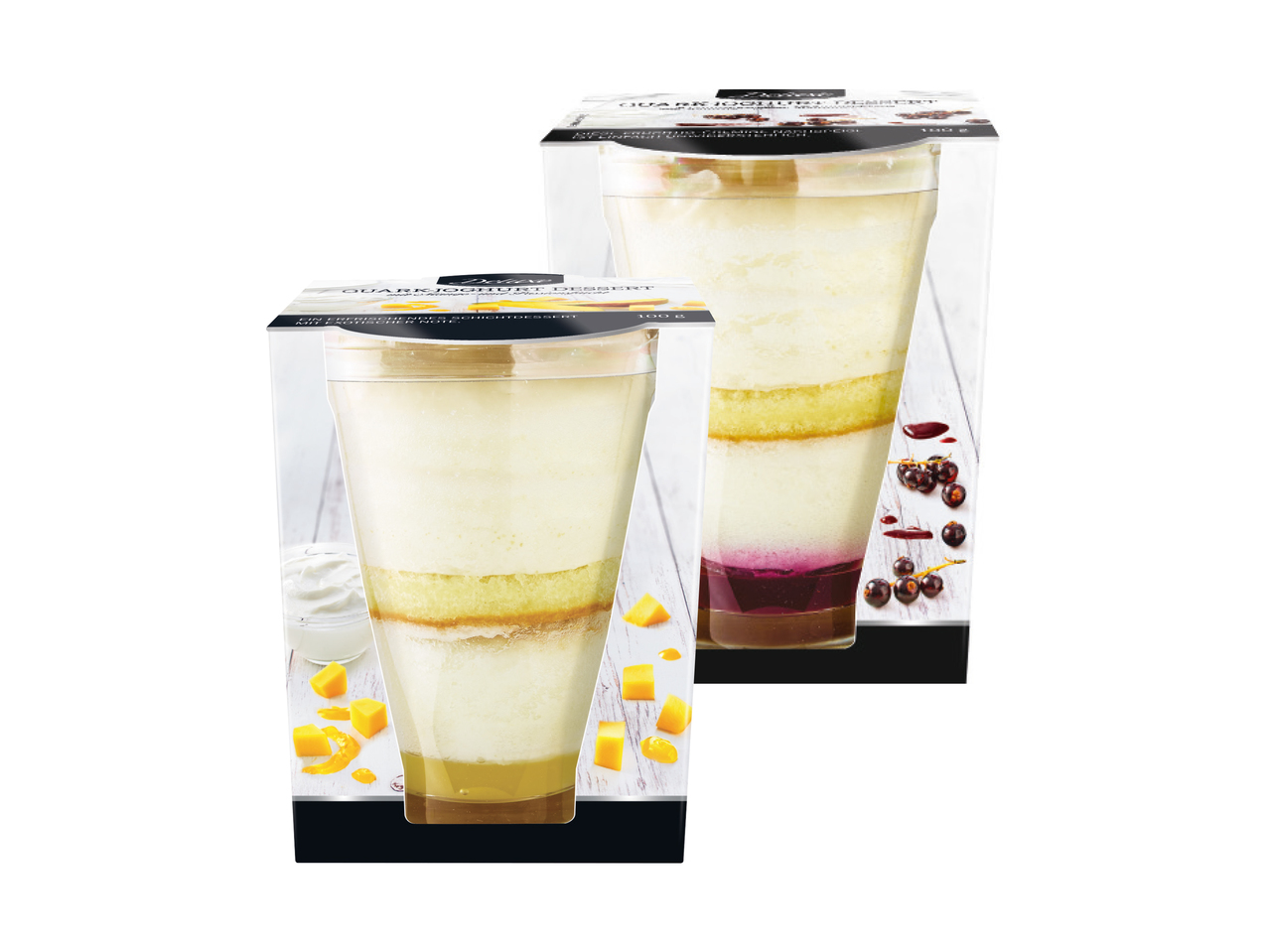 Quark Dessert in Glass