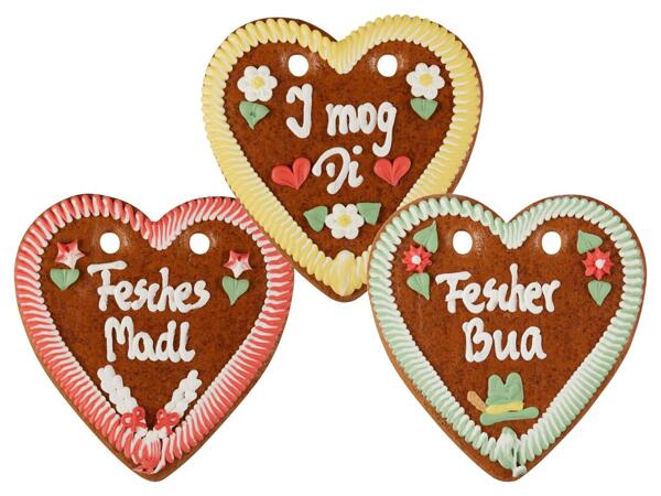 Lebkuchen Spruchherzen