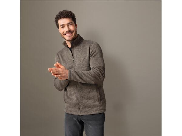 Men's Knitted Fleece Jacket