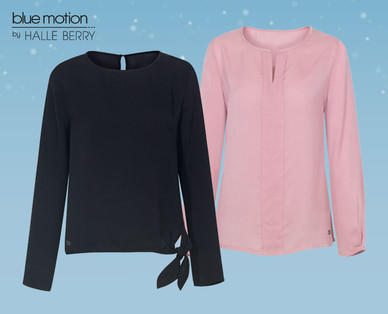 BLUE MOTION BY HALLE BERRY Damen-Bluse