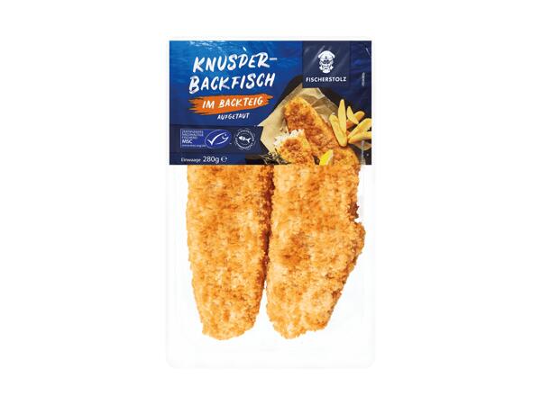 Seelachs im Backteig