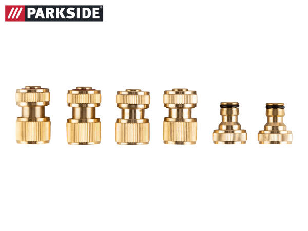 Parkside Brass 2-Way Hose Splitter/ Brass Hose Connector System