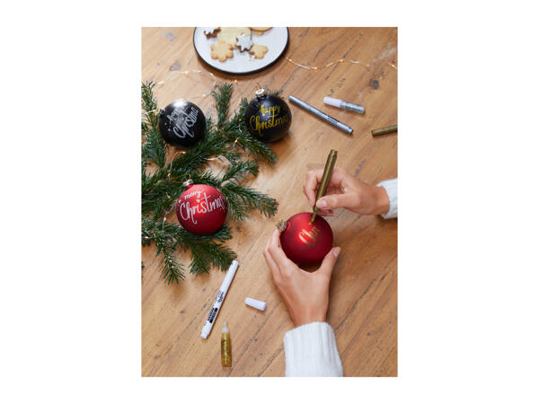 Crelando Paint Your Own Christmas Baubles Kit