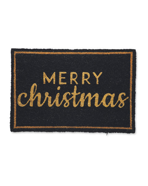 Kirkton House Christmas Coir Mat