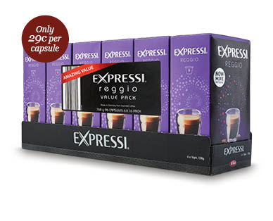 Expressi Capsule Value Packs 6 x 16pk - Reggio
