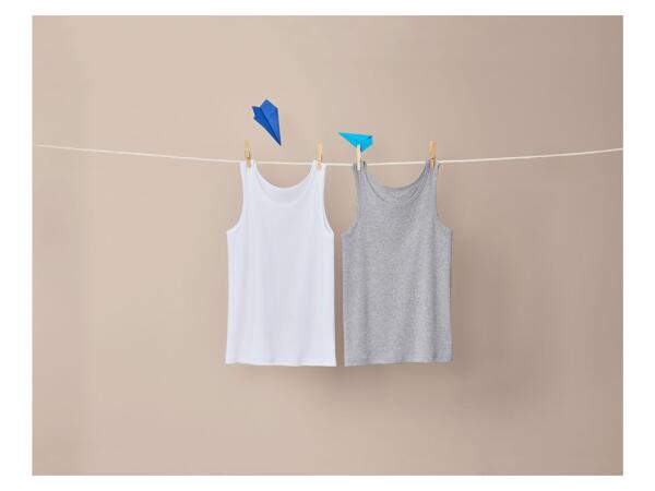 Boys' vests, 2 pieces
