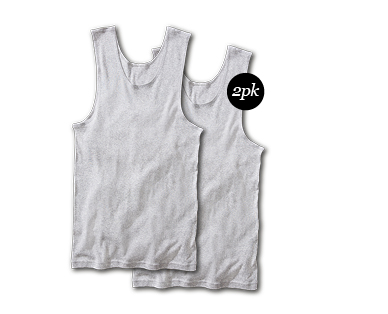 Mens Singlet 2pk