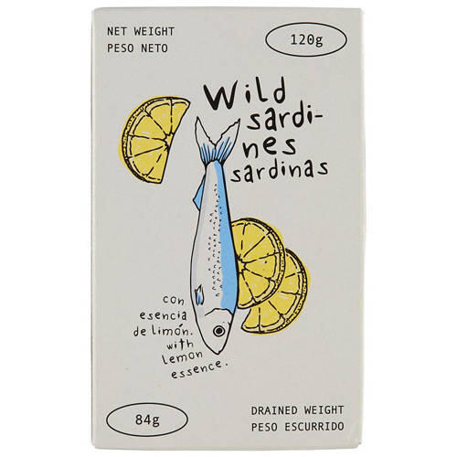 Wild Sardines with Lemon Essence 120g