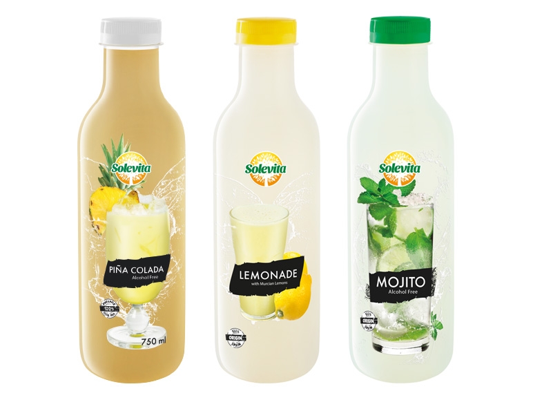 SOLEVITA Alkoholfreier Piña Colada/ Mojito/Zitronenlimonade