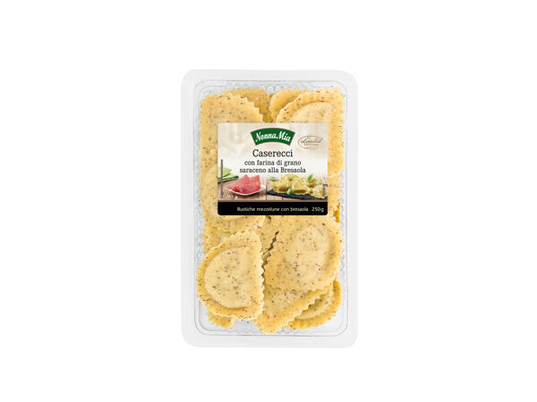 Buckwheat Casarecci with Bresaola filling