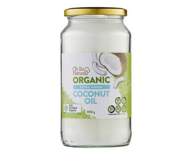 Oh So Natural Organic Extra Virgin Coconut Oil 900g Aldi Australia 