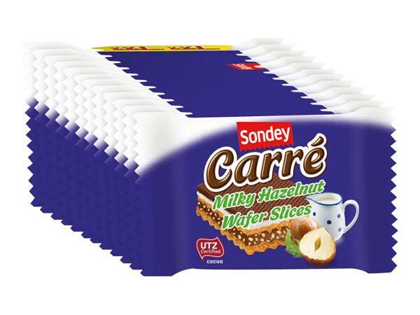 Sondey Milk Hazelnut Wafer Slices Lidl Great Britain Specials Archive