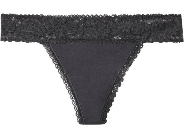 Ladies' lace thongs, 5 pieces