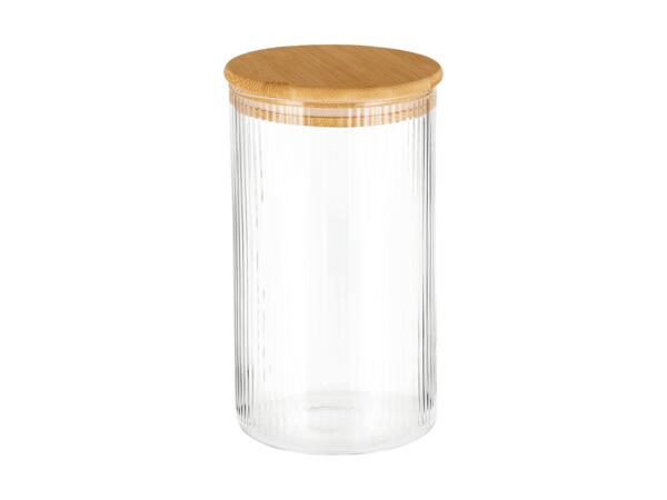 Bocal à provisions en verre