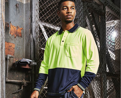 Hi-vis Polo – Long or Short Sleeve