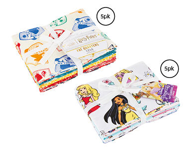 Licensed Fat Quarters 5pk