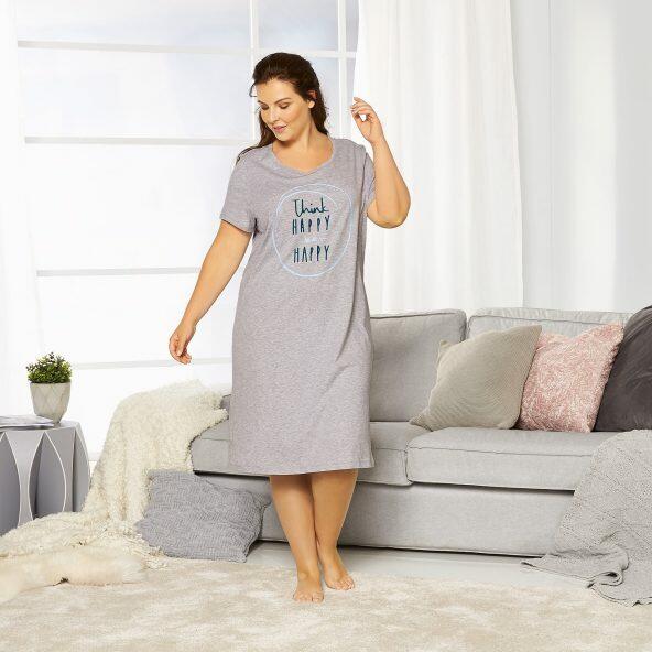 Plus size natkjole