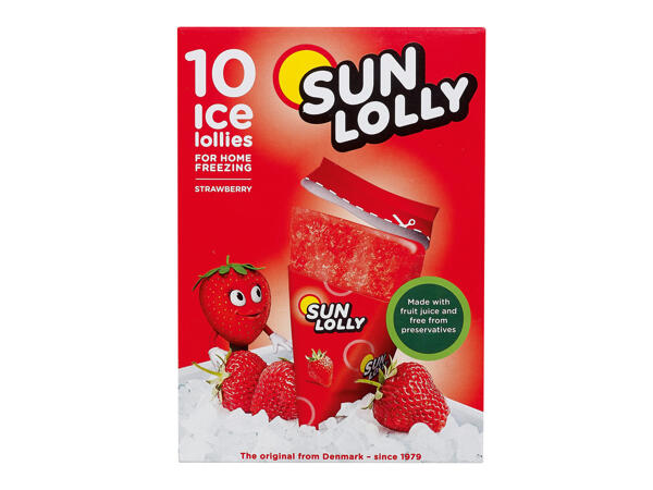 Glaces à l'eau à congeler soi-même