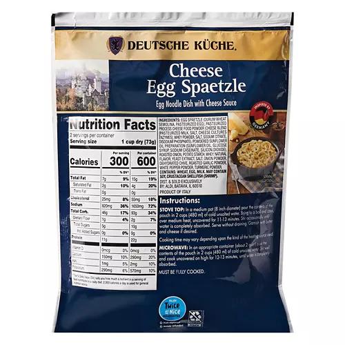Cheese Egg Spaetzle, 5.11 oz