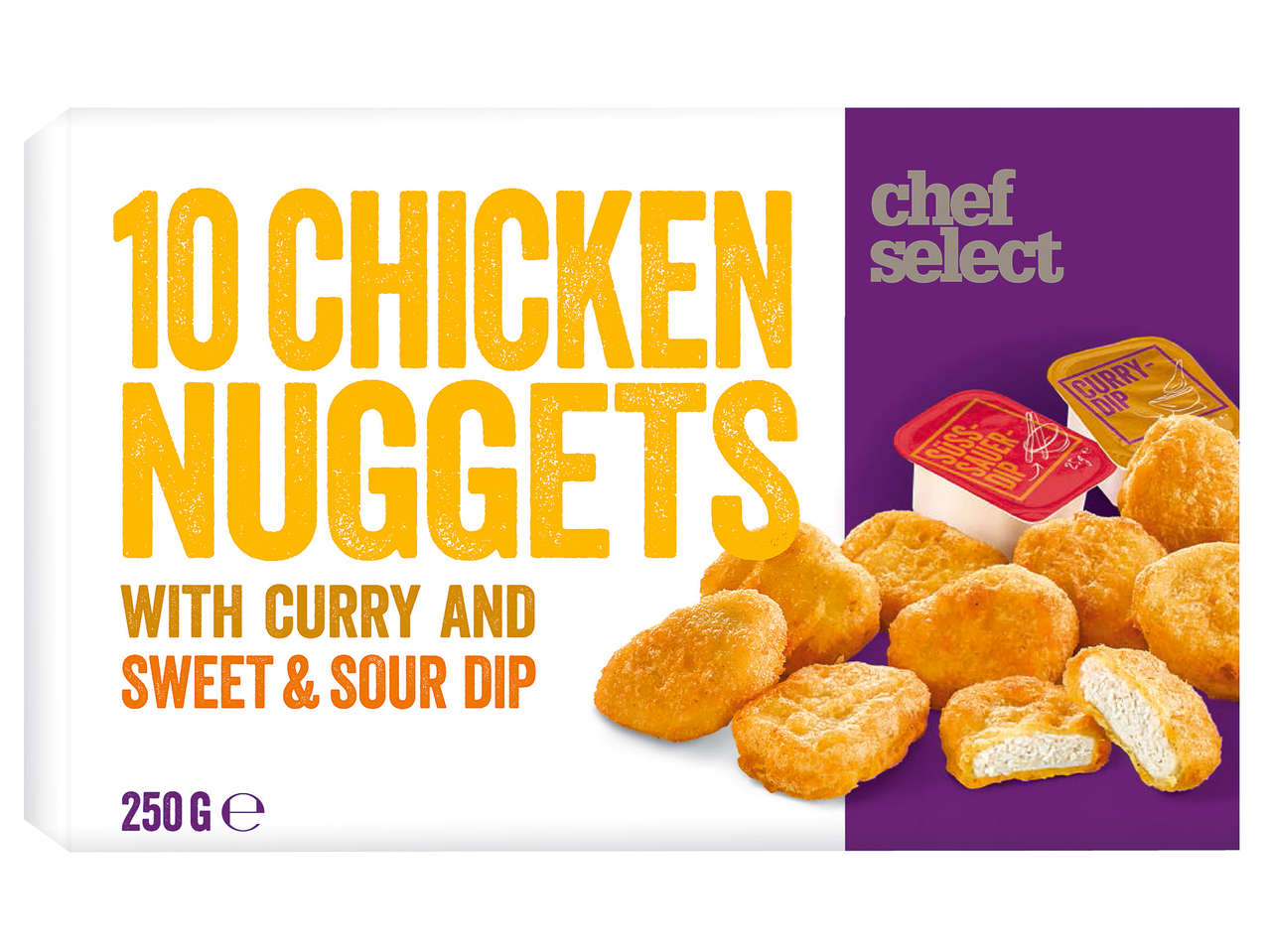Chicken nuggets met dip