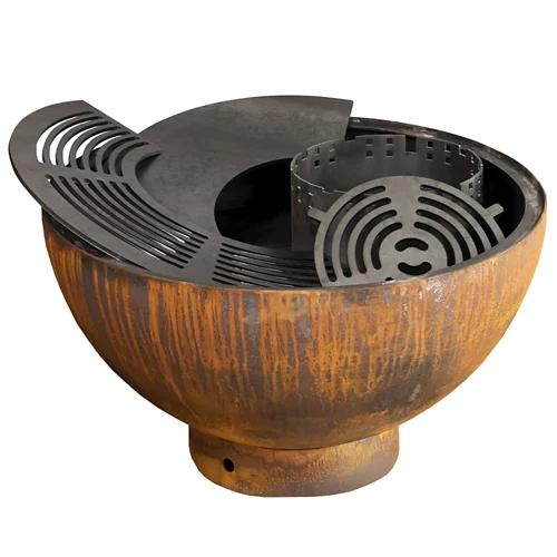 MR GRILL Feuerschale mit Grillring 80cm Zubehör