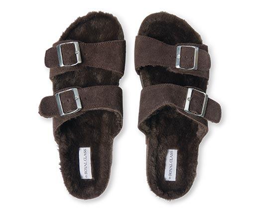 Royal Class or Serra 
 Men's or Ladies' Faux Fur Sandals
