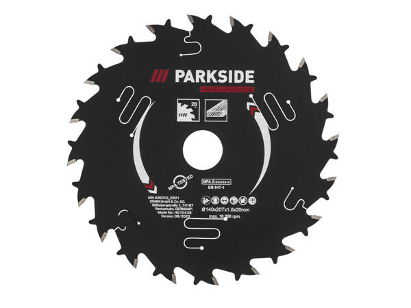 PARKSIDE PERFORMANCE(R) Pilový kotouč pro okružní pily, 140 mm