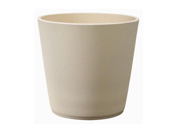 Ceramic Pot round 24cm stone