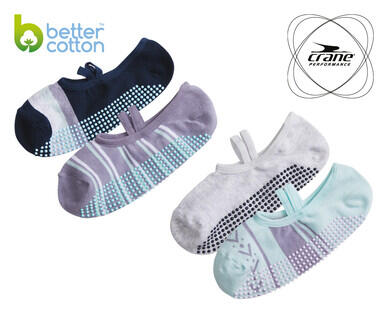 Women's Yoga Socks 2pk