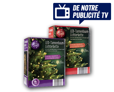 Guirlande lumineuse à LED pour sapin de Noël