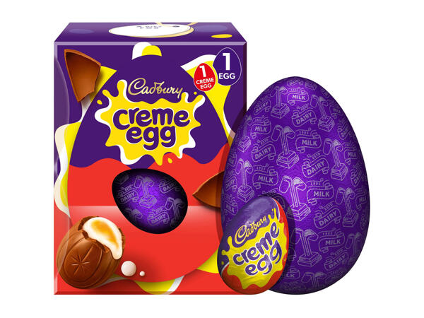 Cadbury Large Creme Egg Easter Egg - Lidl - Great Britain - Specials ...